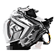 Passenger Side Headlight, with Bulb, Halogen, Clear Lens