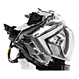 Driver Side Headlight, with Bulb, Halogen, Clear Lens, CAPA Certified