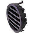 Front, Passenger Side Fog Light Cover, Black, 8 Cyl., 5.6L Engine