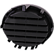 Front, Passenger Side Fog Light Cover, Black, 8 Cyl., 5.6L Engine