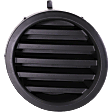 Front, Driver Side Fog Light Cover, Black, 8 Cyl., 5.6L Engine