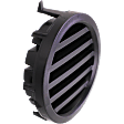 Front, Driver Side Fog Light Cover, Black, 8 Cyl., 5.6L Engine