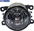 Front, Driver or Passenger Side Halogen Fog Light, With bulb(s), CAPA Certified