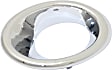 Front, Passenger Side Fog Light Trim, Chrome
