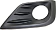 Front, Passenger Side Fog Light Trim, Textured Black