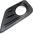 Front, Passenger Side Fog Light Trim, Textured Black
