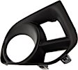 Front, Passenger Side Fog Light Trim, Textured Black, with Fog Lights
