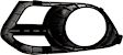 Front, Passenger Side Fog Light Trim, Textured Black, with Fog Lights