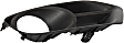 Front, Driver Side Fog Light Trim, Textured Black, with Fog Lights