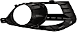 Front, Driver Side Fog Light Trim, Textured Black, with Fog Lights