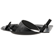 2011 Nissan Sentra Base - Front, Passenger Side Fog Light Trim, Textured Black