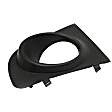 Driver Side Fog Light Trim, Textured Black