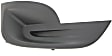 Front, Passenger Side Fog Light Cover, Black, Sedan