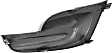 Front, Passenger Side Fog Light Cover, Black, Sedan
