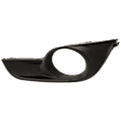 Driver Side Fog Light Trim, Textured Black