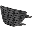 Front, Driver Side Fog Light Cover, Textured Black, SR Model