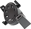 Front, Passenger Side Fog Light Trim, Primed, 4-Door, Sedan