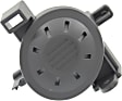 Front, Passenger Side Fog Light Cover, Black, Sedan