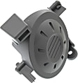 Front, Passenger Side Fog Light Cover, Black, Sedan