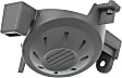Front, Passenger Side Fog Light Cover, Black, Sedan