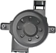 Front, Passenger Side Fog Light Cover, Black, Sedan