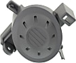 Front, Driver Side Fog Light Cover, Black, Sedan