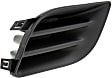 Front, Passenger Side Fog Light Cover, Textured Black