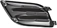 Front, Passenger Side Fog Light Cover, Textured Black
