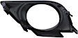 Front, Passenger Side Fog Light Trim, Textured Black, Sedan