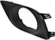 Front, Driver Side Fog Light Trim, Textured Black, Sedan