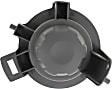 Front, Passenger Side Fog Light Cover, Black, 6 Cyl., 4.0L Engine