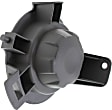 Front, Passenger Side Fog Light Cover, Black, 6 Cyl., 4.0L Engine