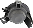 Front, Passenger Side Fog Light Cover, Black, 6 Cyl., 4.0L Engine