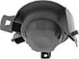 Front, Driver Side Fog Light Cover, Black, 6 Cyl., 4.0L Engine