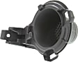 Front, Driver Side Fog Light Cover, Textured Black