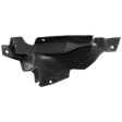Front, Driver Side, Lower Bumper Trim, Black