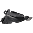 Front, Driver Side, Lower Bumper Trim, Black