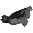 Front, Driver Side, Lower Bumper Trim, Black