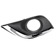 Driver Side Fog Light Trim, Chrome