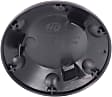 Front, Driver or Passenger Side Fog Light Cover, Textured Black