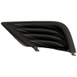 Front, Driver Side Fog Light Cover, Textured Black