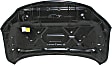 Factory Style Hood Aluminum Primed CAPA Certified