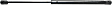 Driver or Passenger Side Hood Lift Support, 6 Cyl., 3.5L Engine