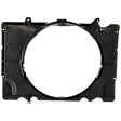 Upper Fan Shroud, 4 Cyl., 2.4L Engine, Fits Radiator Fan, RWD