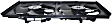 2004-2009 Nissan Quest - Radiator Fan - Fan Blade, Motor and Shroud, 6 Cyl., 3.5L Engine