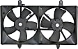 Radiator Fan -  Includes Blade, Motor and Shroud, With Cover Plate