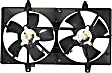 Radiator Fan -  Includes Blade, Motor and Shroud, With Cover Plate