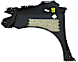 Front, Passenger Side Fender, With Molding Holes, CAPA CERTIFIED