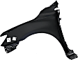 Front, Passenger Side Fender, Without Rocker Molding Holes