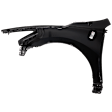 Front, Passenger Side Fender, Sedan, without Side Molding Holes